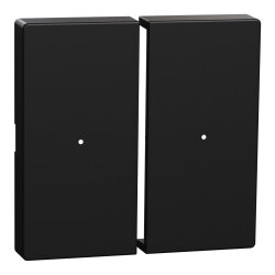 Merten Wippe Taster-Modul 2fach schwarz matt System M