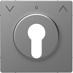 Merten Zentralplatte Edelstahl System Design