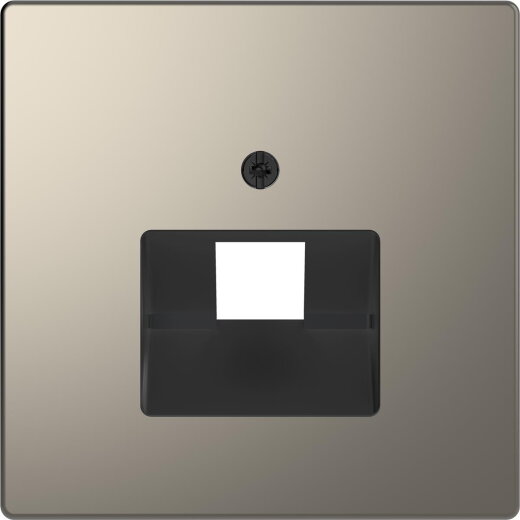 Merten Zentralplatte Nickelmetallic System Design