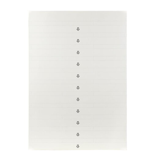 Merten Beschriftungsstreifen für Schalter Steckdosen System Design