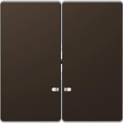 Merten Doppelwippe Moccametallic System Design