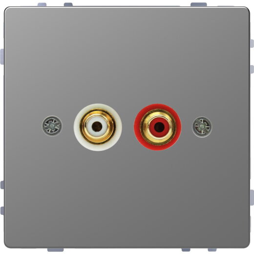 Merten Steckdose Edelstahl System Design