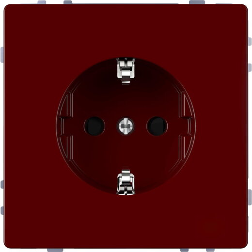 Merten Steckdose SCHUKO rubinrot System Design