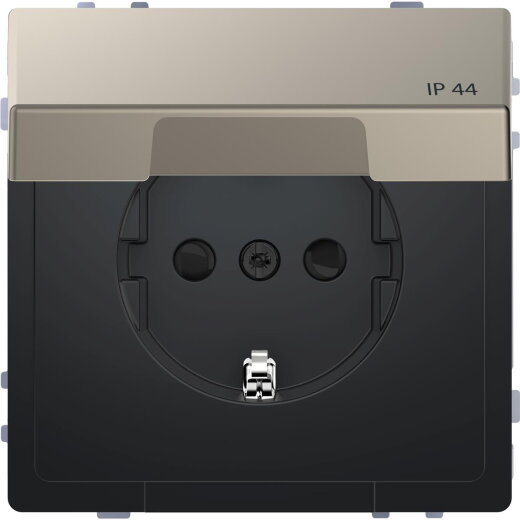 Merten Steckdose SCHUKO Moccametallic System Design