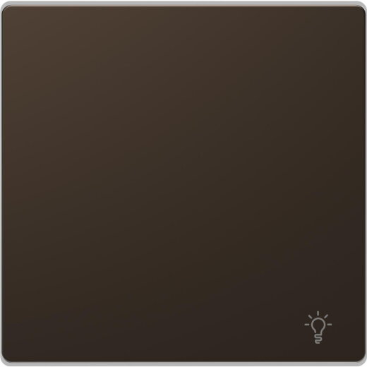 Merten Wippe mit Kennzeichnung Licht moccametallic