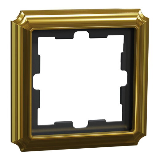 Merten Rahmen D-Antik Metallrahmen 1-fach 24k gold