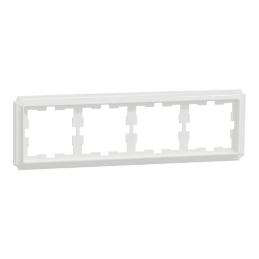 Merten Rahmen D-Antik Rahmen 4-fach Lotosweiß