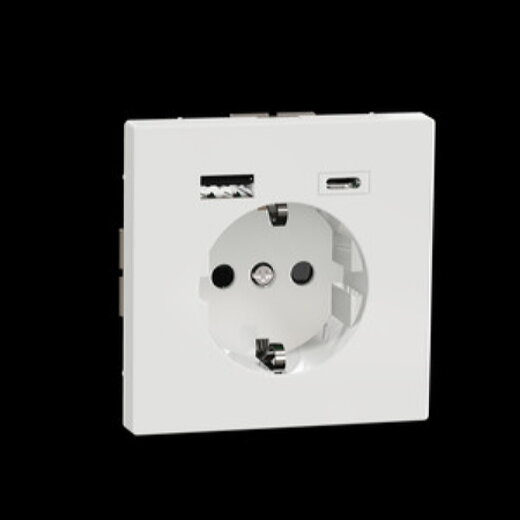 Merten Steckdose SCHUKO USB A+C 3A Lotusweiß System Design