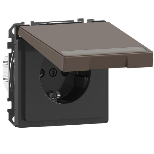 Merten Steckdose SCHUKO MEG2312-6052 System Design moccametallic