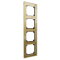 Merten Echtglasrahmen 4fach gold M-Plan