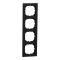 Merten M-Pure-Rahmen 4fach schwarz matt M-Pure