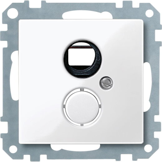 Merten Traggestell 290319 polarweiss glänzend System M