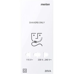 Merten Zentralplatte 213625 aktivweiss glänzend...