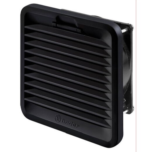 Finder Filterlüfter 250 m3/h 46W für 230V AC schwarz