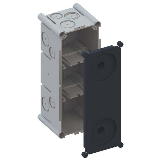 Kaiser Betonbau-Einlasskasten Varifix 3x1 mit Schutzdeckel