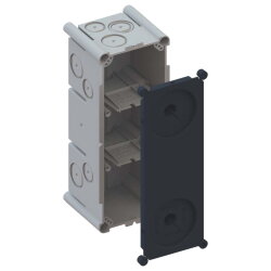 Kaiser Betonbau-Einlasskasten Varifix 3x1 mit Schutzdeckel