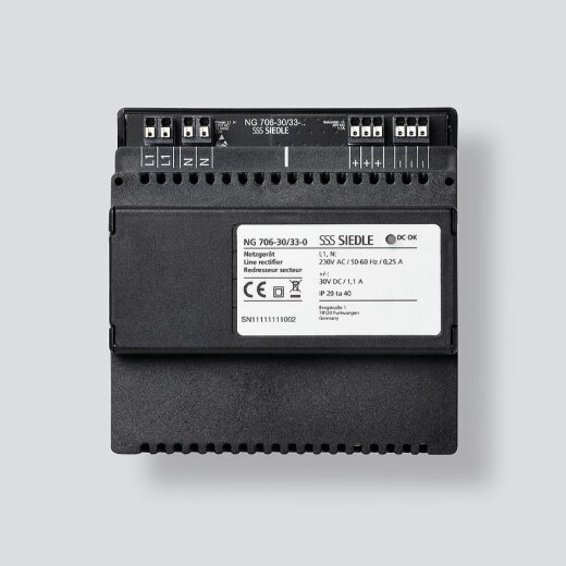Siedle Netzgerät NG 706-30/33-0 schwarz