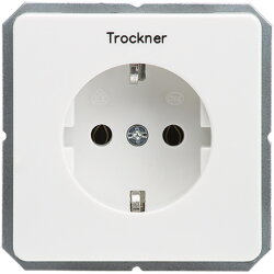 ELSO Steckdoseneinsatz 205134 bedruckt Trockner 16A...