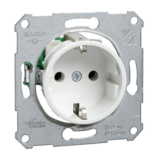 ELSO Steckdoseneinsatz 225014 16A für Zentralplatte reinweiß