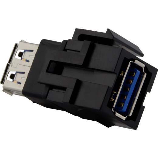 ELSO USB-Keystone MTN4582-0001 USB 3.0 schwarz