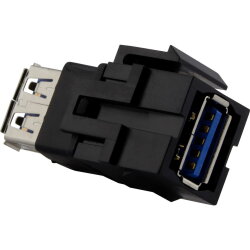 ELSO USB-Keystone MTN4582-0001 USB 3.0 schwarz