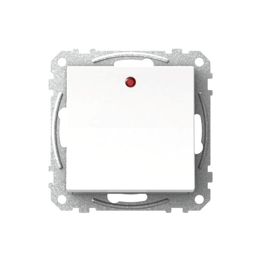 ELSO Wechselkontrollschalter WDE002164 16A Steckkl. Wippe weiß bel.