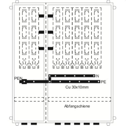 ABB Striebel & John KS877 Hausanschlussschrank TwinLine, Aufputz