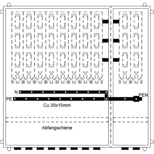 ABB Striebel & John KS878AL Hausanschlussschrank IP31