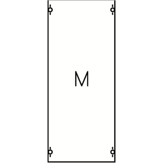 ABB Striebel & John 1M0A Montageplatten-Modul 4RE / BH0, 1 FB
