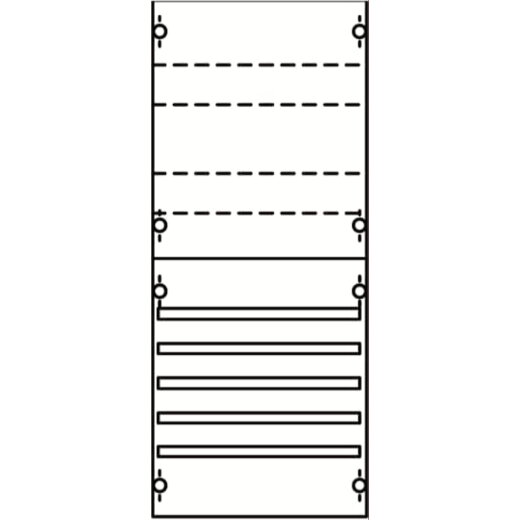 ABB Striebel & John 1V02A Sammelschienen-Modul SS-System, Klemmen, 4RE / BH0, 1 FB