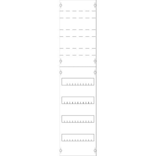 ABB Striebel & John 1V3KA Reiheneinbaugeräte-Modul Reihenabstand 125mm, 7RE / BH3, 1FB