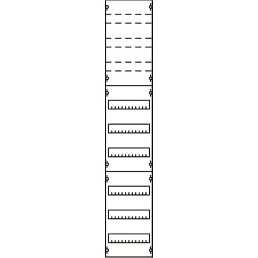 ABB Striebel & John 1V5KA Reiheneinbaugeräte-Modul Reihenabstand 125mm, 9RE / BH5, 1FB