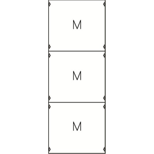 ABB Striebel & John 2M5A Montageplatten-Modul 9RE / BH5, 2FB