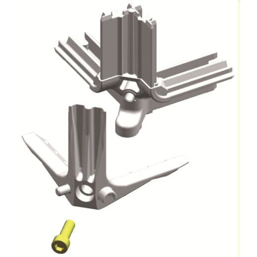ABB Striebel & John RZ200 Triline-R Pack Eckteile Zubehör für Schranksysteme