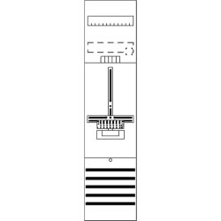 ABB Striebel & John DF17P1 Zählerfeld 7RE 1Z...