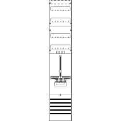 ABB Striebel & John DF19P1V Zählerfeld 9RE...