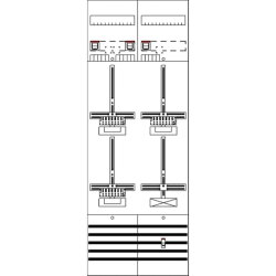 ABB Striebel & John DF29Q3A Zählerfeld 9RE 3Z1...