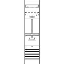 ABB Striebel & John DF17C1 Zählerfeld 7RE 1Z...