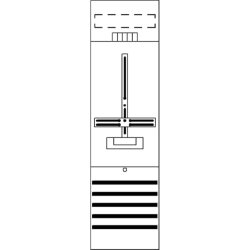 ABB Striebel & John DF16A1 Zählerfeld 6RE 1Z...