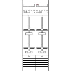 ABB Striebel & John DF29A2XXBM Zählerfeld 9RE...