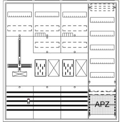 ABB Striebel & John BA47FH Komplettschrank, AP BKE-I,...