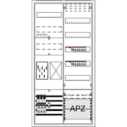 ABB Striebel & John BA27CB6V Komplettschrank, AP...