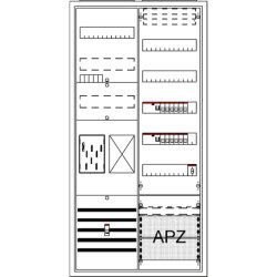 ABB Striebel & John BA27CBW Komplettschrank, AP...