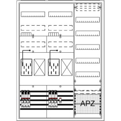 ABB Striebel & John BA37LG4 Komplettschrank, AP...