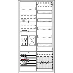 ABB Striebel & John BA27LB4 Komplettschrank, AP...