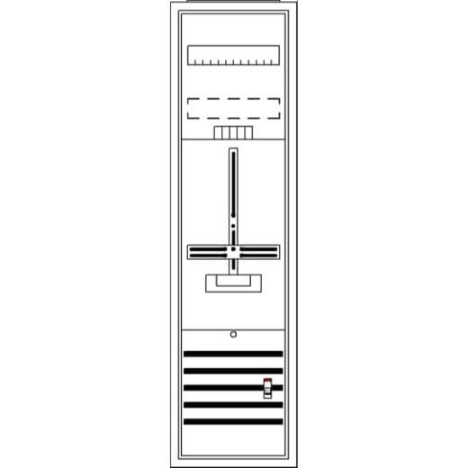 ABB Striebel & John DA17GA Komplettschrank, AP Dreipunkt, A17 1Z