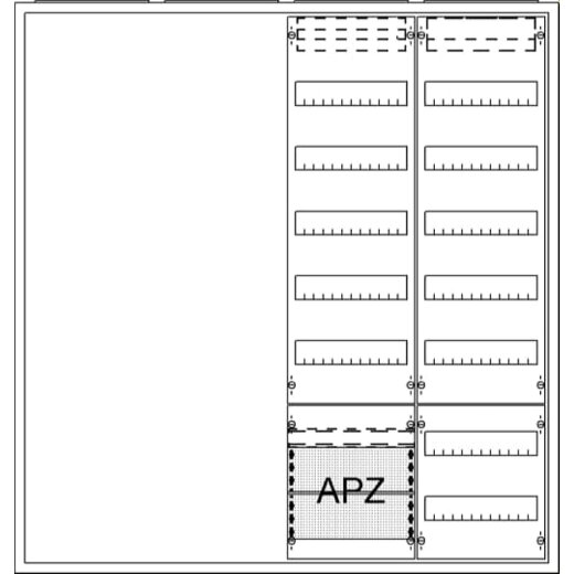 ABB Striebel & John AA47A2AV Ausbauschrank, AP A47 2F1V5A21V7