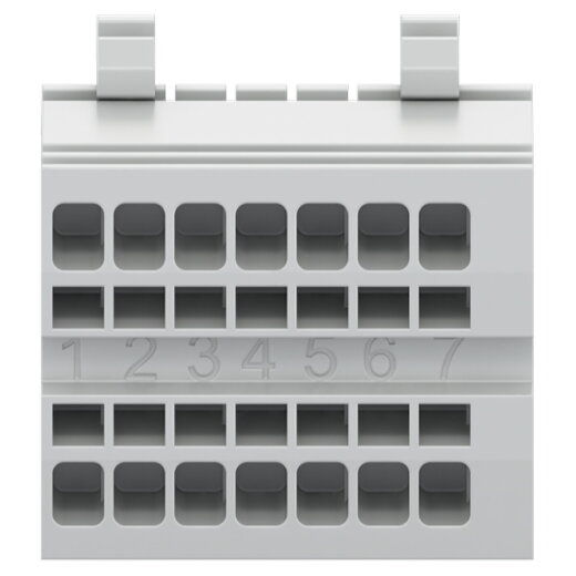 ABB Striebel & John ZK72S Steuerleitungsklemme 7pol./2 steckbar