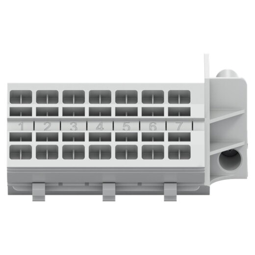 ABB Striebel & John ZK74SH Steuerleitungsklemme 7pol./4 steckbar mit Halter