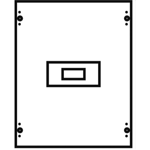 ABB Striebel & John AG209 Abdeckung mit Ausschnitt XT3 Zubehör CombiLine Innenausbausystem